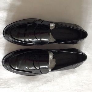 Black Patent Leather Loafers